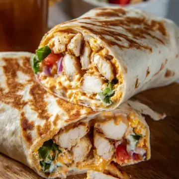 Chipotle Ranch Grilled Chicken Burrito