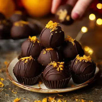 Chocolate Orange Christmas Truffles