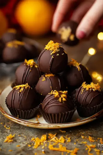 Chocolate Orange Christmas Truffles