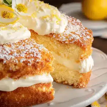 Italian Lemon Cream Cake