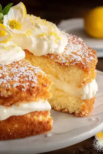 Italian Lemon Cream Cake