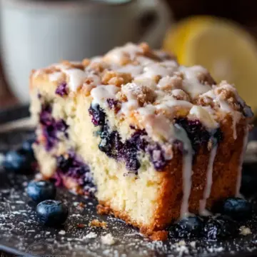 Lemon Blueberry Coffee Cake