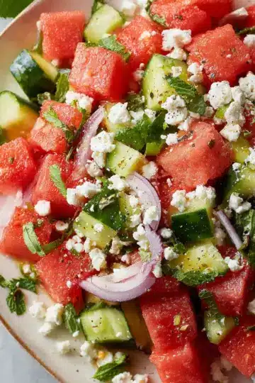 Watermelon Salad with Feta