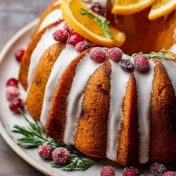 Cranberry Orange Bundt Cake