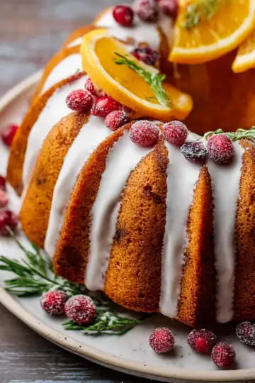 Cranberry Orange Bundt Cake
