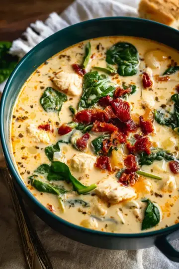 Creamy Tuscan Chicken Soup