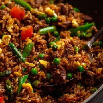 Beef fried rice