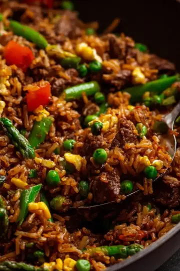 Beef fried rice