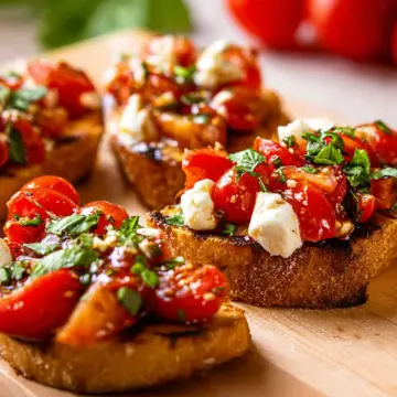 Bruschetta with Mozzarella