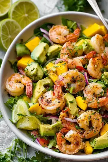 Mango Avocado Shrimp Salad