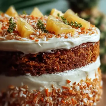 Delicious Hawaiian Carrot Pineapple Cake
