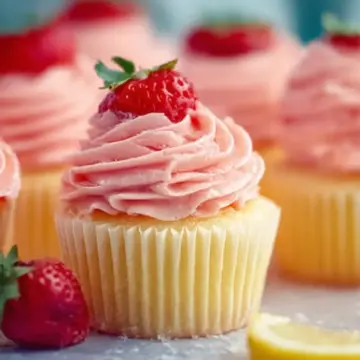 Strawberry Lemonade Cupcakes Amazing Fresh Treat