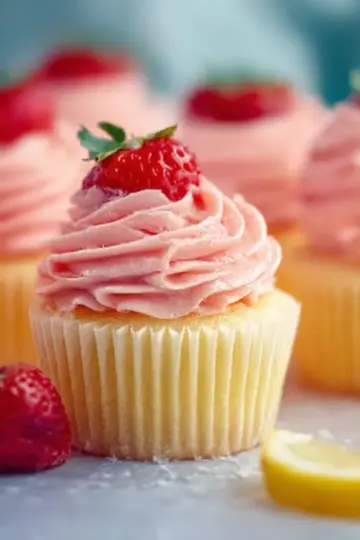 Strawberry Lemonade Cupcakes Amazing Fresh Treat