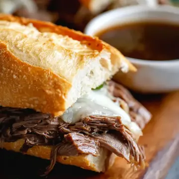 Slow Cooker French Dip Sandwiches