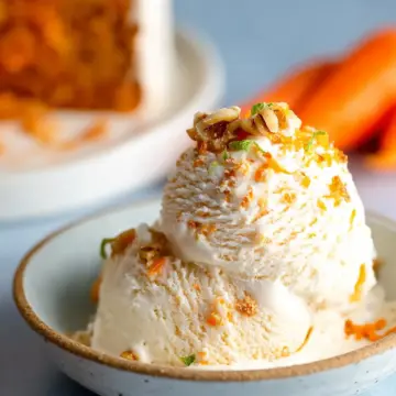 Homemade Carrot Cake Ice Cream Recipe