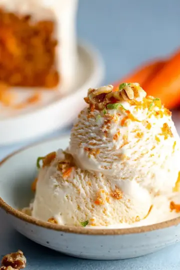 Homemade Carrot Cake Ice Cream Recipe