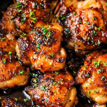 Honey Garlic Boneless Chicken Thighs