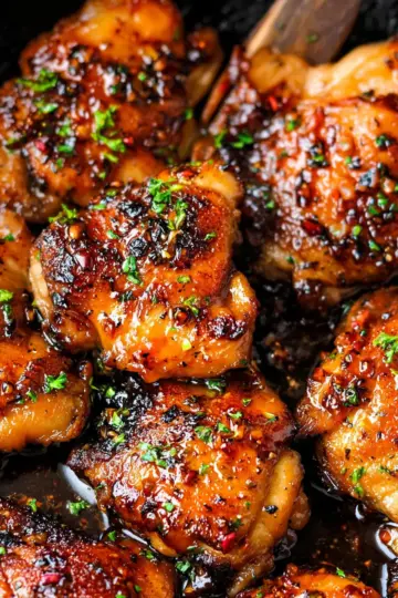 Honey Garlic Boneless Chicken Thighs