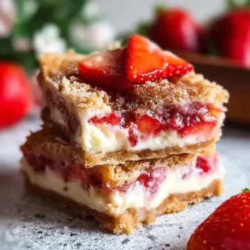 Irresistible Strawberry Sopapilla Cheesecake Bars Recipe