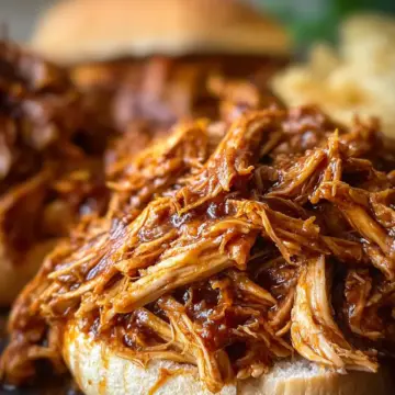 Slow cooker pulled chicken