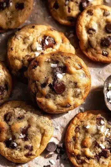 Coconut Brown Butter Chocolate Chip Cookies