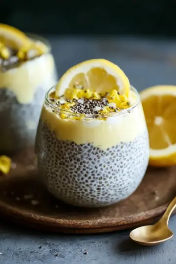 Lemon Cream Chia Pudding