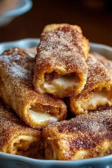 Cinnamon Sugar French Toast Roll-Ups