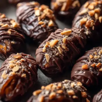 Nutty Chocolate Coated Dates
