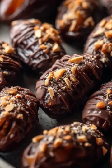 Nutty Chocolate Coated Dates