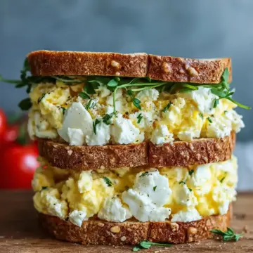 Delicious Protein-Packed Cottage Cheese Egg Salad Sandwich