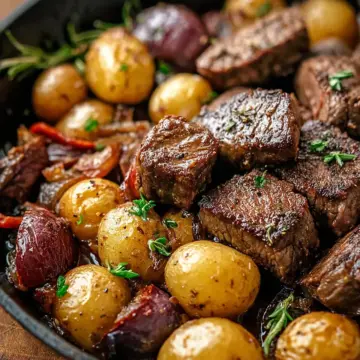 Steak and Potato Skillet Dinner