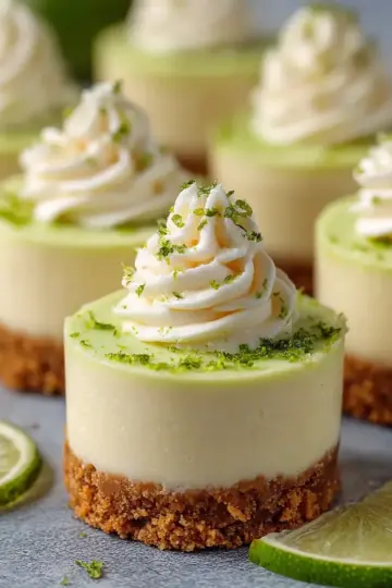 No-Bake Key Lime Cheesecake Cups