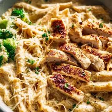 Easy Chicken Alfredo Recipe with Pasta