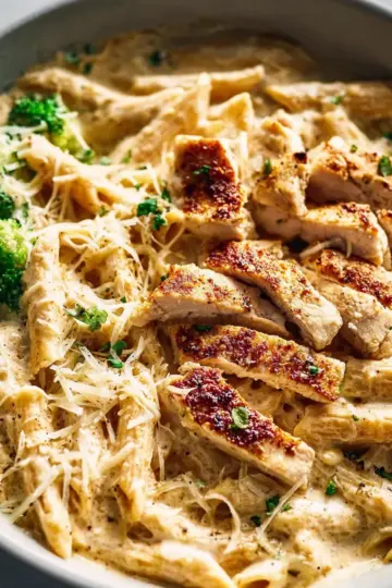 Easy Chicken Alfredo Recipe with Pasta