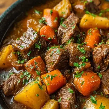 Slow cooker beef stew