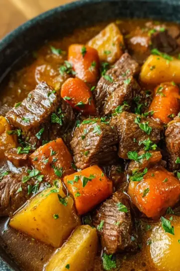 Slow cooker beef stew