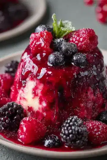 Irresistible British Berry Summer Pudding