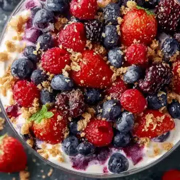 Lazy Berry Cheesecake Salad for Effortless Sweet Cravings