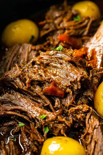 Slow Cooker Mississippi Pot Roast