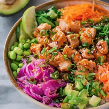 30-Minute Chicken Poke Bowls
