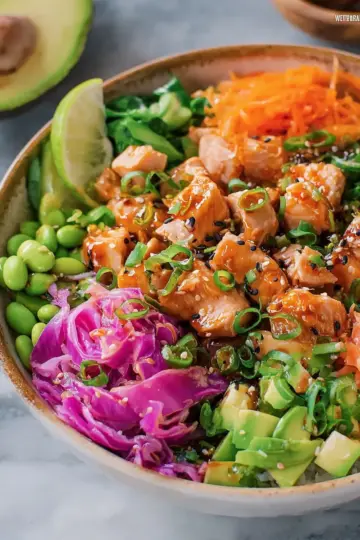 30-Minute Chicken Poke Bowls