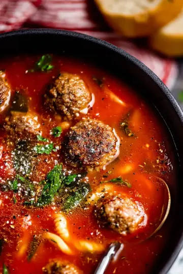 Italian Meatball Soup