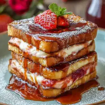Guava and Cheese Stuffed French Toast