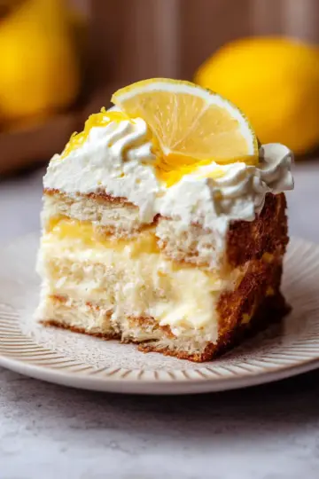 Lemon Tiramisu Cake