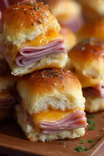 Baked Ham and Cheese Sliders