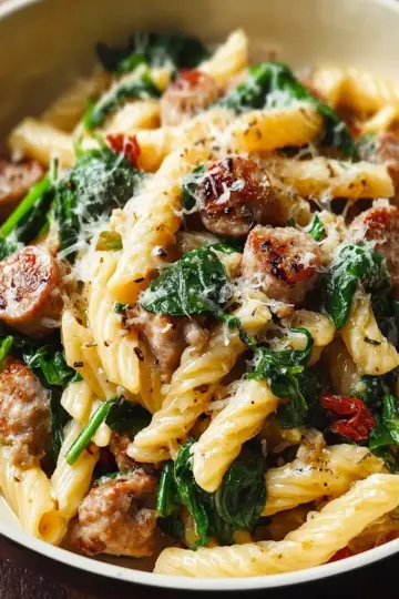 Satisfying Sausage & Spinach Pasta for Quick Dinners