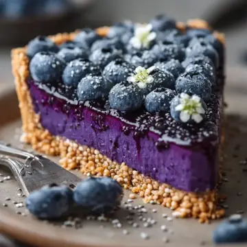 Delicious Blueberry Chia Seed Pie
