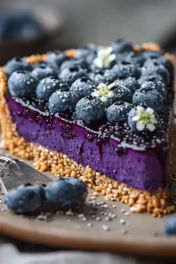 Delicious Blueberry Chia Seed Pie