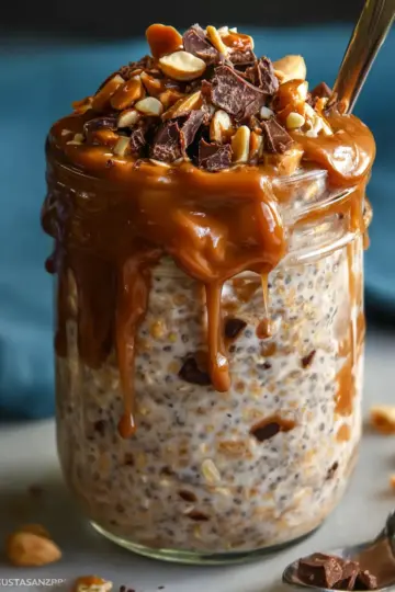 Snickers Overnight Oats