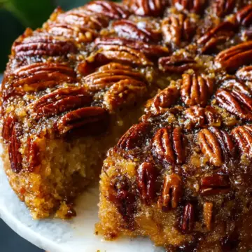 Pecan Upside-Down Cake
